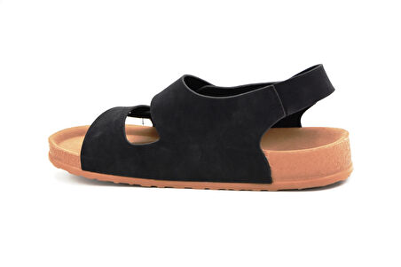 Fly Soft S963 Poli Hafif Taban Cırtlı Erkek Sandalet SİYAH