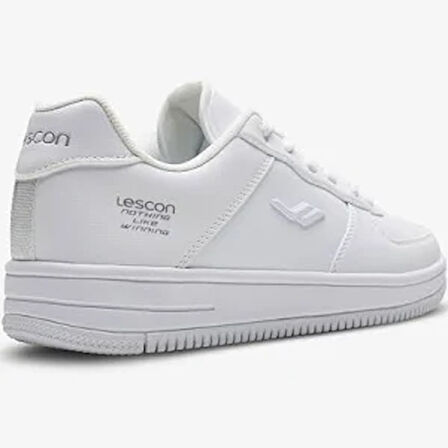 Lescon Zeplin 6 Phlon Hafif Taban Bağcıklı Günlük Uniseks Spor Ayakkabı BEYAZ