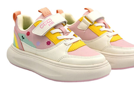 Pepino 1900 Phlon Hafif Taban Cırtlı Kız Çocuk Spor Ayakkabı PUDRA