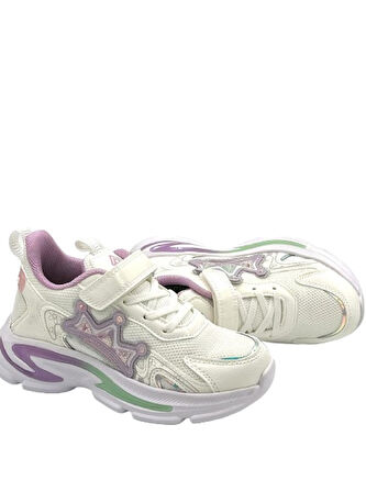 Pepino FY25-1965 Phlon Hafif Taban Cırtlı Çocuk Spor Ayakkabı BEYAZ