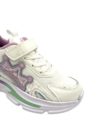 Pepino FY25-1965 Phlon Hafif Taban Cırtlı Çocuk Spor Ayakkabı BEYAZ