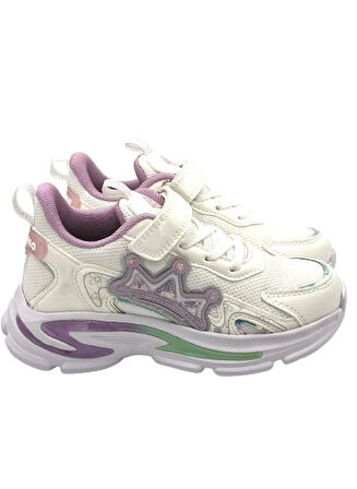 Pepino FY25-1965 Phlon Hafif Taban Cırtlı Çocuk Spor Ayakkabı BEYAZ