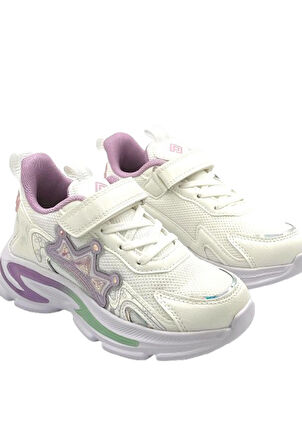 Pepino FY25-1965 Phlon Hafif Taban Cırtlı Çocuk Spor Ayakkabı BEYAZ