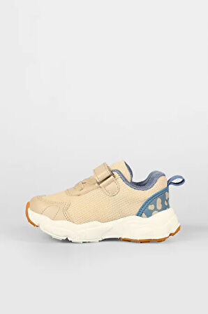 Vicco Tuna Phlon Hafif Taban Çocuk Spor Ayakkabı BEJ