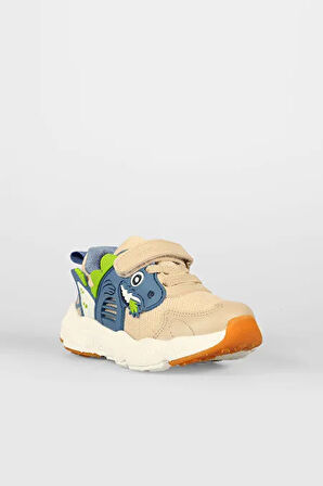 Vicco Tuna Phlon Hafif Taban Çocuk Spor Ayakkabı BEJ