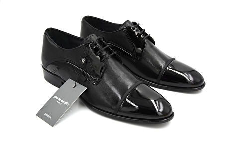 Pierre Cardin 7058 Klasik Erkek Ayakkabı RUGAN SİYAH