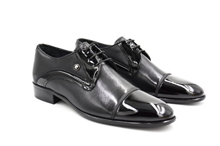 Pierre Cardin 7058 Klasik Erkek Ayakkabı RUGAN SİYAH