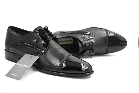 Pierre Cardin 7058 Klasik Erkek Ayakkabı RUGAN SİYAH