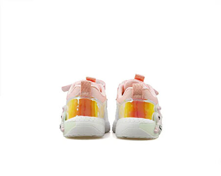 Pepino BY25-1906 Işıklı Phlon Hafif Taban Cırtlı Bebe Spor Ayakkabı PUDRA