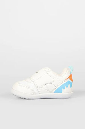 Vicco Donut Ortapedik Kauçuk Hafif Taban Cırtlı Bebe İlk Adım Spor Ayakkabı BEYAZ