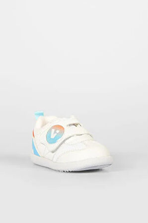 Vicco Donut Ortapedik Kauçuk Hafif Taban Cırtlı Bebe İlk Adım Spor Ayakkabı BEYAZ