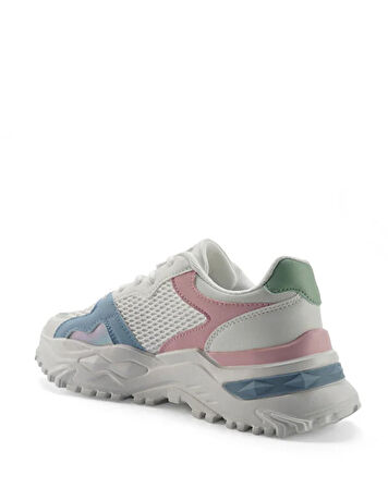 Lumberjack Chuke 5fx Phlon Hafif Taban Bağcıklı Kadın Spor Ayakkabı BEYAZ