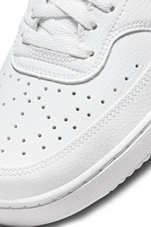 Nike Court Vision Lo Nn Kadın Sneaker Ayakkabı BEYAZ SİYAH