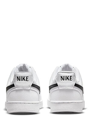 Nike Court Vision Lo Nn Kadın Sneaker Ayakkabı BEYAZ SİYAH