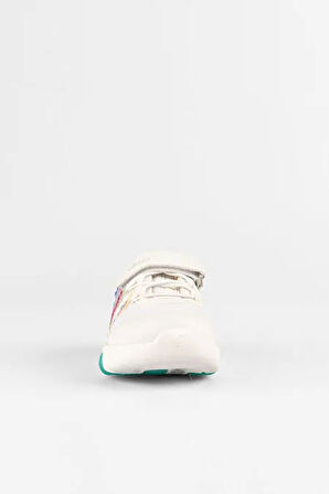 Vicco Number Işıklı Phkon Hafif Taban Cırtlı Çocuk Spor Ayakkabı BEYAZ