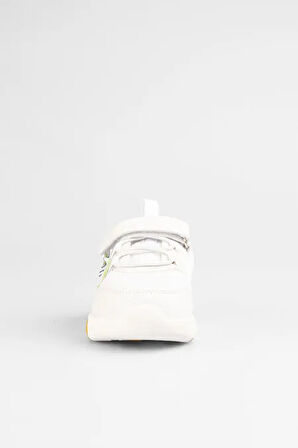 Vicco Number Işıklı Phkon Hafif Taban Cırtlı Çocuk Spor Ayakkabı BEYAZ YEŞİL