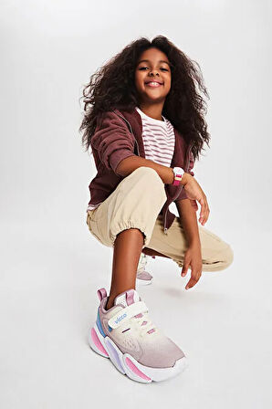 Vicco Samur Phlon Hafif Taban Cırtlı Spor Ayakkabı PUDRA