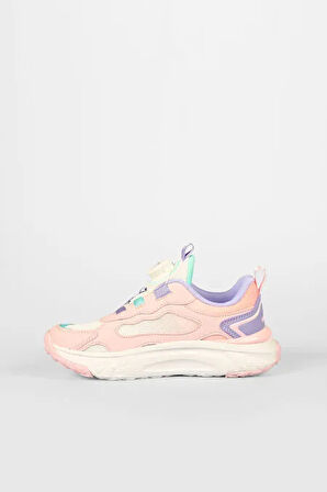 Vicco Odette Mekanizmalı Bağcık Phlon Hafif Taban Çocuk Spor Ayakkabı PUDRA