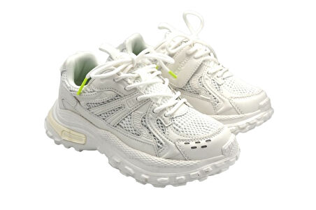 Pepino FY25-1959 Phlon Hafif Taban Bağcıklı Çocuk Spor Ayakkabı BEYAZ