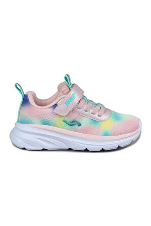 Jump 30034 Çok Renkli Kız Çocuk Sneaker Günlük Spor Ayakkabı PUDRA