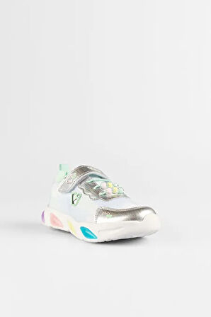 Vicco Gelato Işıklı Phlon Hafif Taban Cırtlı Spor Ayakkabı GUMÜŞ