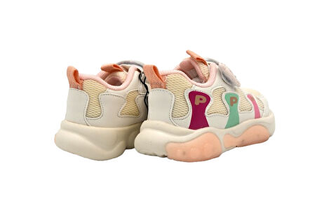 Pepino FY25-1914 Işıklı Phlon Hafif Taban Çocuk Spor Ayakkabı BEJ
