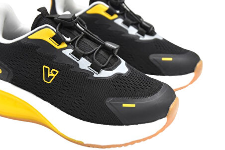 Vicco Knit 346.F25Y.153 Phlon Hafif Taban Cırtlı Çocuk Spor Ayakkabı SİYAH