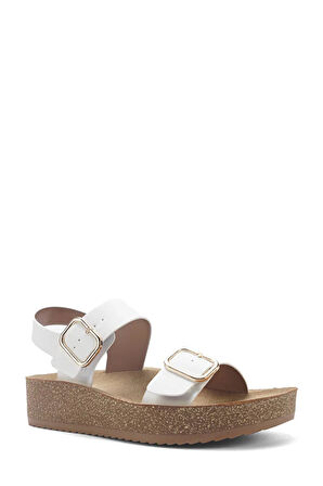 Polaris 407072.Z5FX Kadın Sandalet BEYAZ