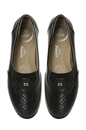 Polaris 5 Nokta 105436.Z5FX Kadın Düz Ayakkabı SİYAH