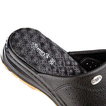 Muya Shore Burnu Kapalı Uniseks Terlik SİYAH