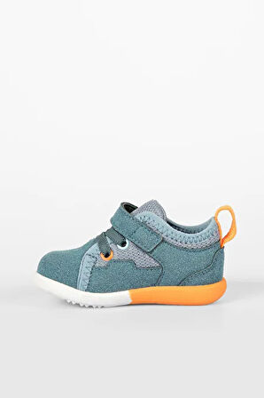 Vicco Curset Kauçuk Kaymaz Taban Cırtlı Çocuk İlk Adım Ayakkabı KOT