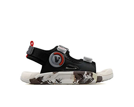 Vicco Tape Phlon Hafif Taban Cırtlı Çocuk Sandalet SİYAH