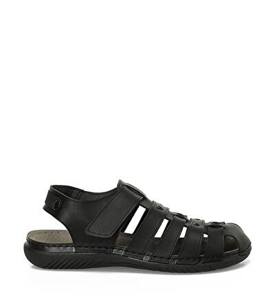 Polaris 408025.M5FX Erkek Sandalet SİYAH