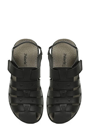 Polaris 408025.M5FX Erkek Sandalet SİYAH