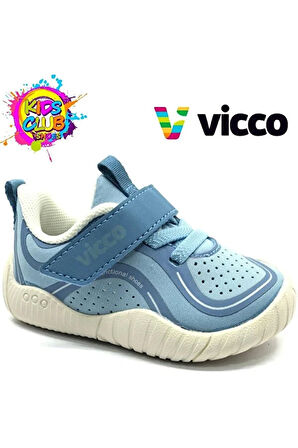 Vicco Yaomi Kauçuk Kaymaz Taban Ortapedik Bebe Sneaker MAVİ