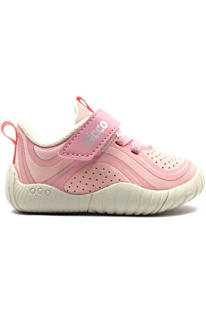Vicco Yaomi Kauçuk Kaymaz Taban Ortapedik Bebe Sneaker PUDRA