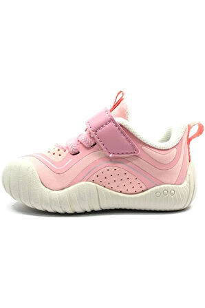 Vicco Yaomi Kauçuk Kaymaz Taban Ortapedik Bebe Sneaker PUDRA