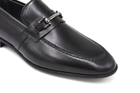 Fosco Hakiki Deri Günlük Erkek Ayakkabı 3181 SİYAH