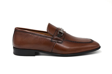 Fosco Hakiki Deri Günlük Erkek Ayakkabı 3181 TABA