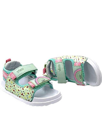 Vicco İnkago Phlon Hafif Taban Cırtlı Çocuk Sandalet YEŞİL