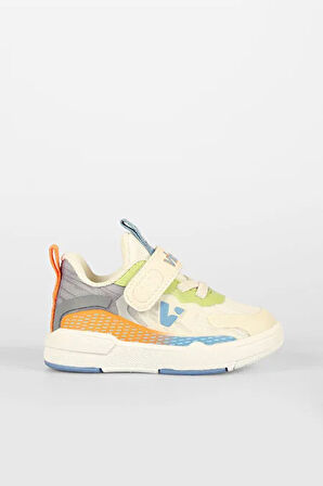 Vicco Daphne Phlon Hafif Taban Cırtlı Çocuk Sneaker BEJ