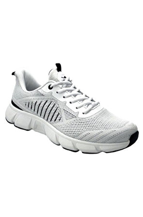 Lescon Meru Flex Phlon Hafif Taban Bağcıklı Spor Ayakkabı BEYAZ