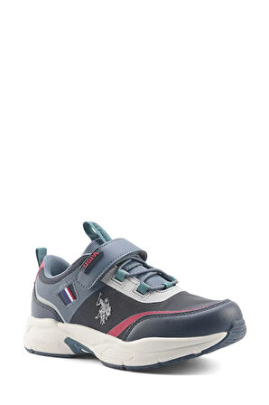 U.S. Polo Assn. SUSE 5FX Erkek Çocuk Spor Ayakkabı LACİ BORDO