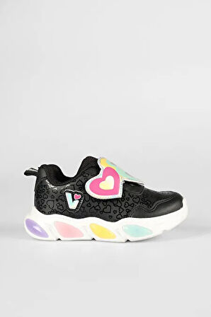 Vicco Lovely Işıklı Çocuk Spor Ayakkabı SİYAH