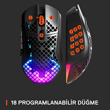 SteelSeries Aerox 9 Wireless Optik Oyuncu Mouse - TEŞHİR