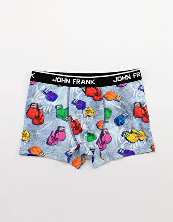 John Frank Dijital Erkek Boxer JFBD290-BOXING