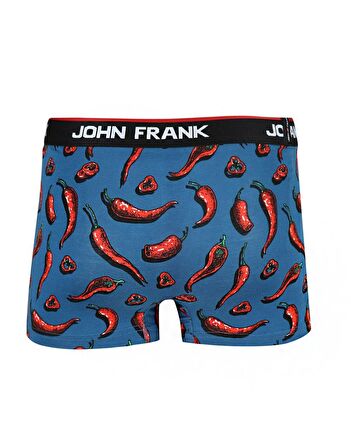 John Frank Dijital Erkek Boxer Biber