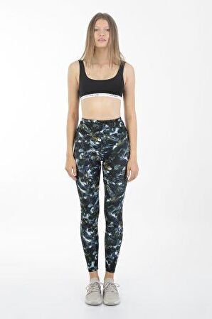 Wild Camo John Frank Women IDENTITY TAYT Karışık Çok Renkli-M