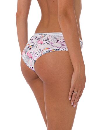 John Frank Identity Bayan Flamingo Hipster Beyaz-Xl