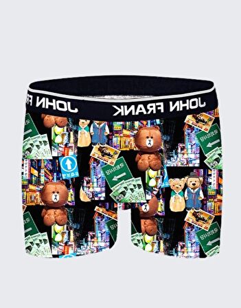 John Frank Dijital Erkek Boxer - Korea